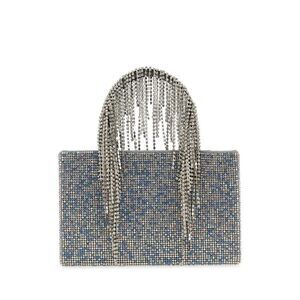 Kara Women Light-Blue Rhinestones Handbag